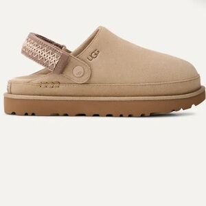 UGG Tan Mules with Brown Sole